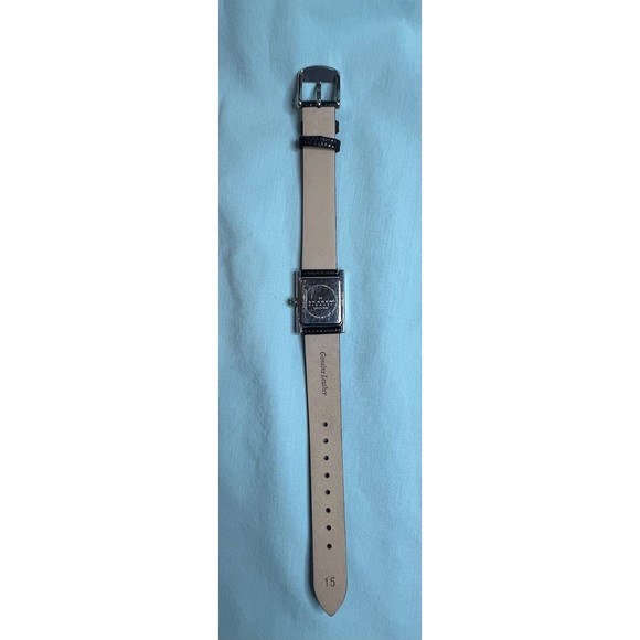 Skagen Ladies Mother of Pearl Square Watch 528SSLB8A New Band New Battery - Picture 6 of 8